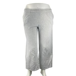 H&M Divided Women's Gray High Waisted Pull On Wide Leg Lounge Sweat Pants Size M